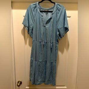 NWT StyleCo Short Sleeve Short Denim Dress
